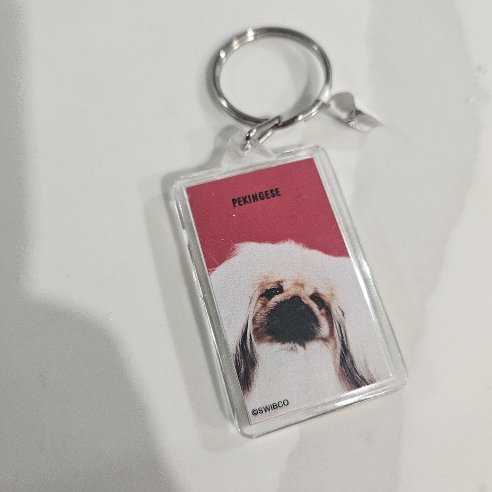 Pekingese Dog Keychain Dog Breed Keychain Dog Sitter Dog Breeder Dog Mom Gift